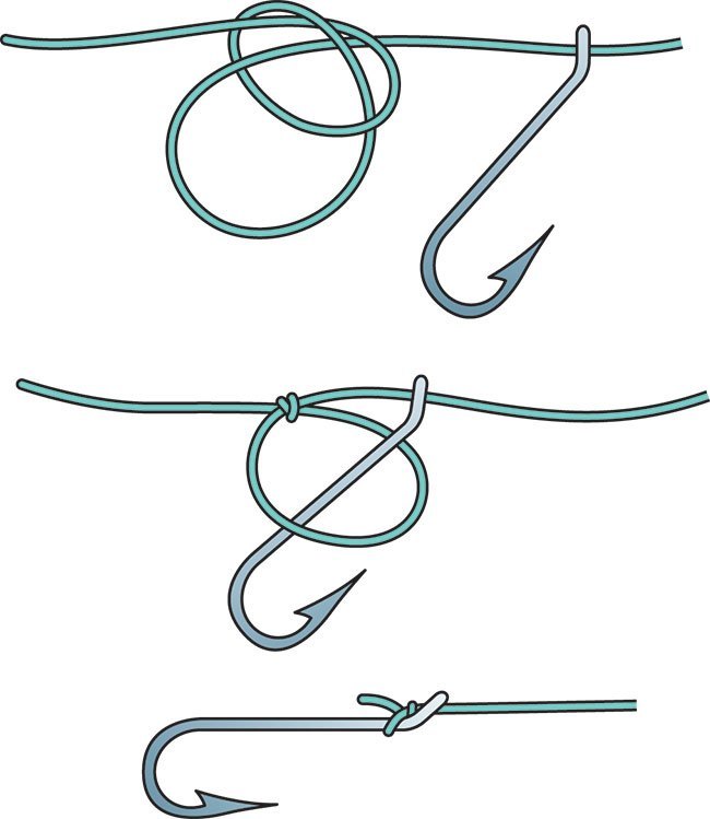 3 turleknot fishing knots